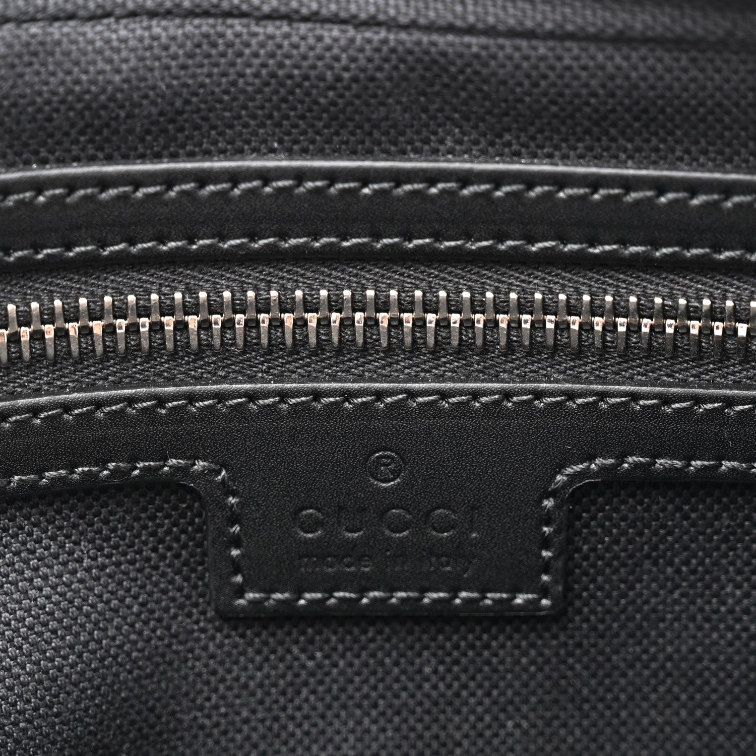 Gucci Soft GG Supreme Monogram Web Belt Bag Black Grey 6 of 10