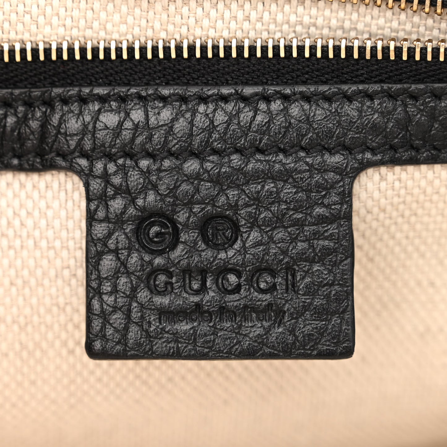 Pebbled Calfskin Medium Soho Flap Crossbody Black