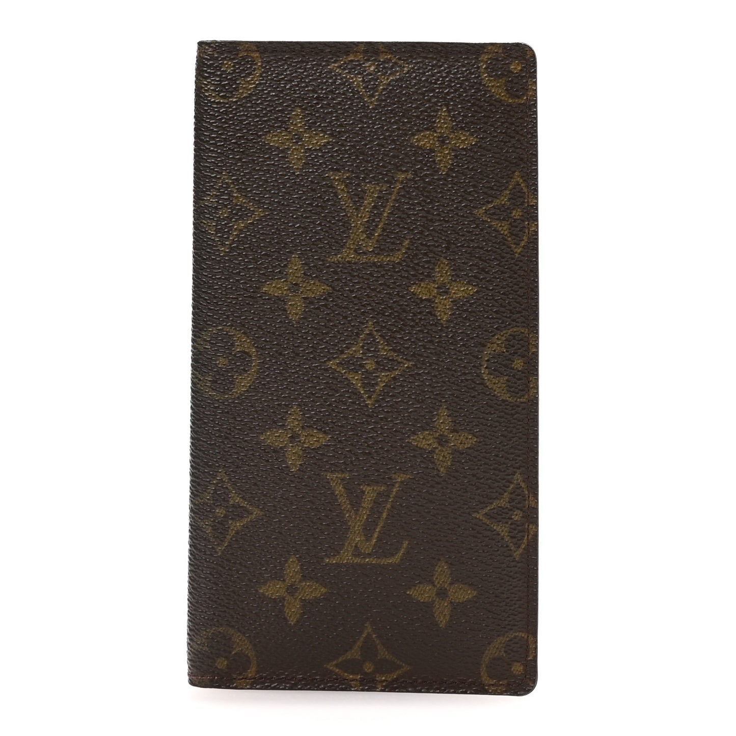 Monogram Checkbook Holder Case Wallet