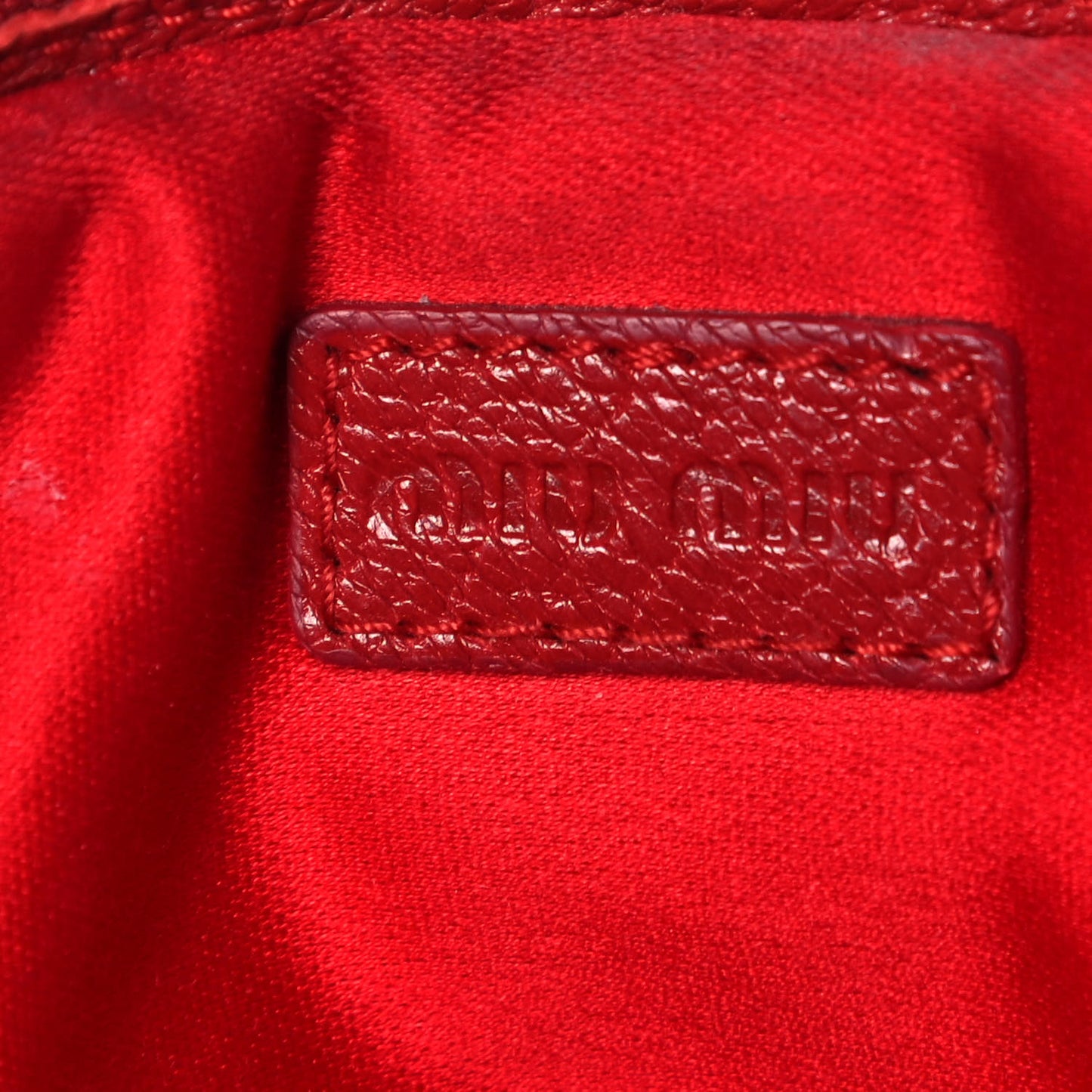 Goatskin Madra Double Zip Wristlet Rosso