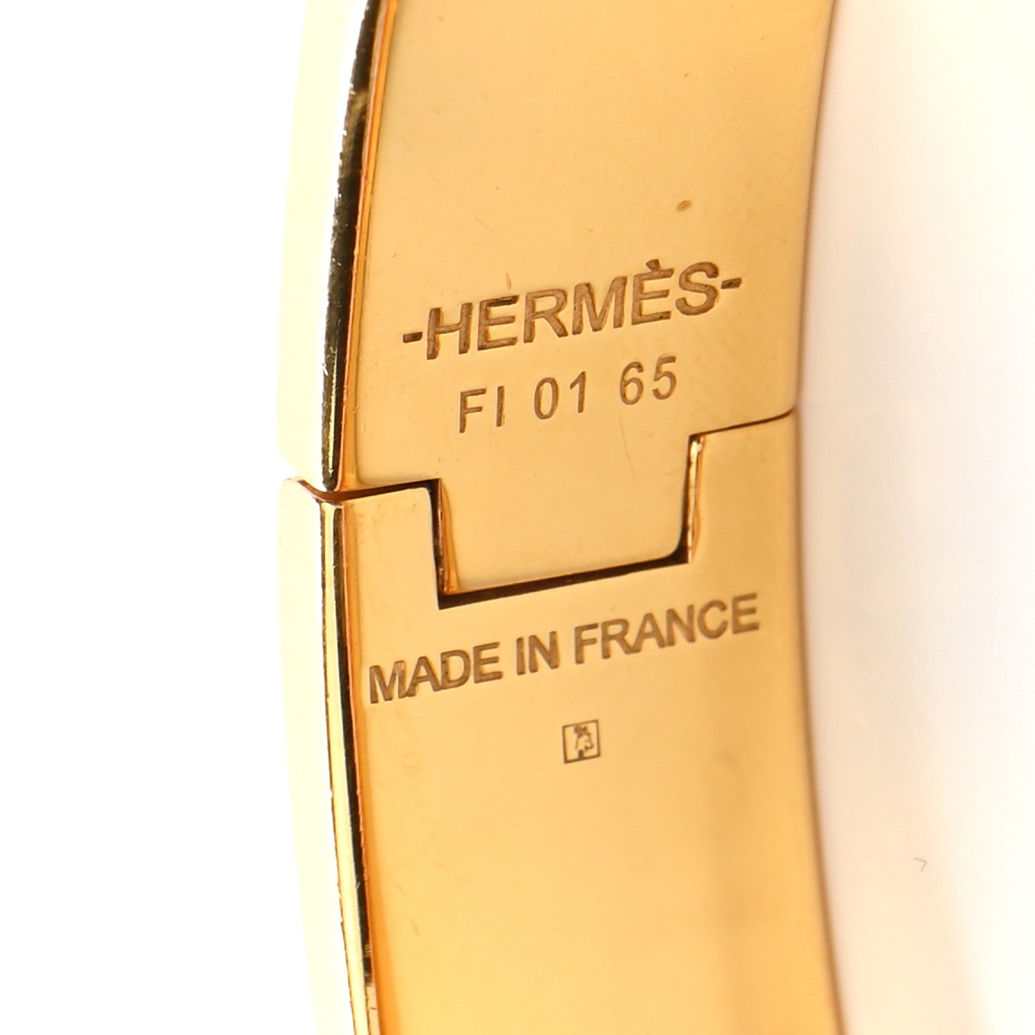 Hermes Narrow Enamel Clic Clac H Bracelet Bleu Azure 4 of 4