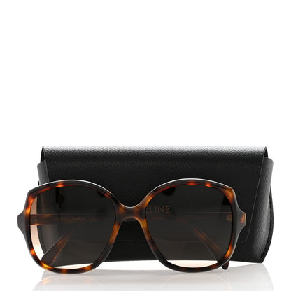 Celine Acetate Square Sunglasses CL40172U Tortoise 7 of 7