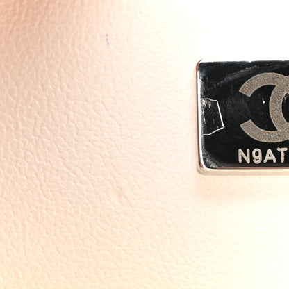 Chanel Caviar Quilted Medium Boy Flap White 7 of 11
