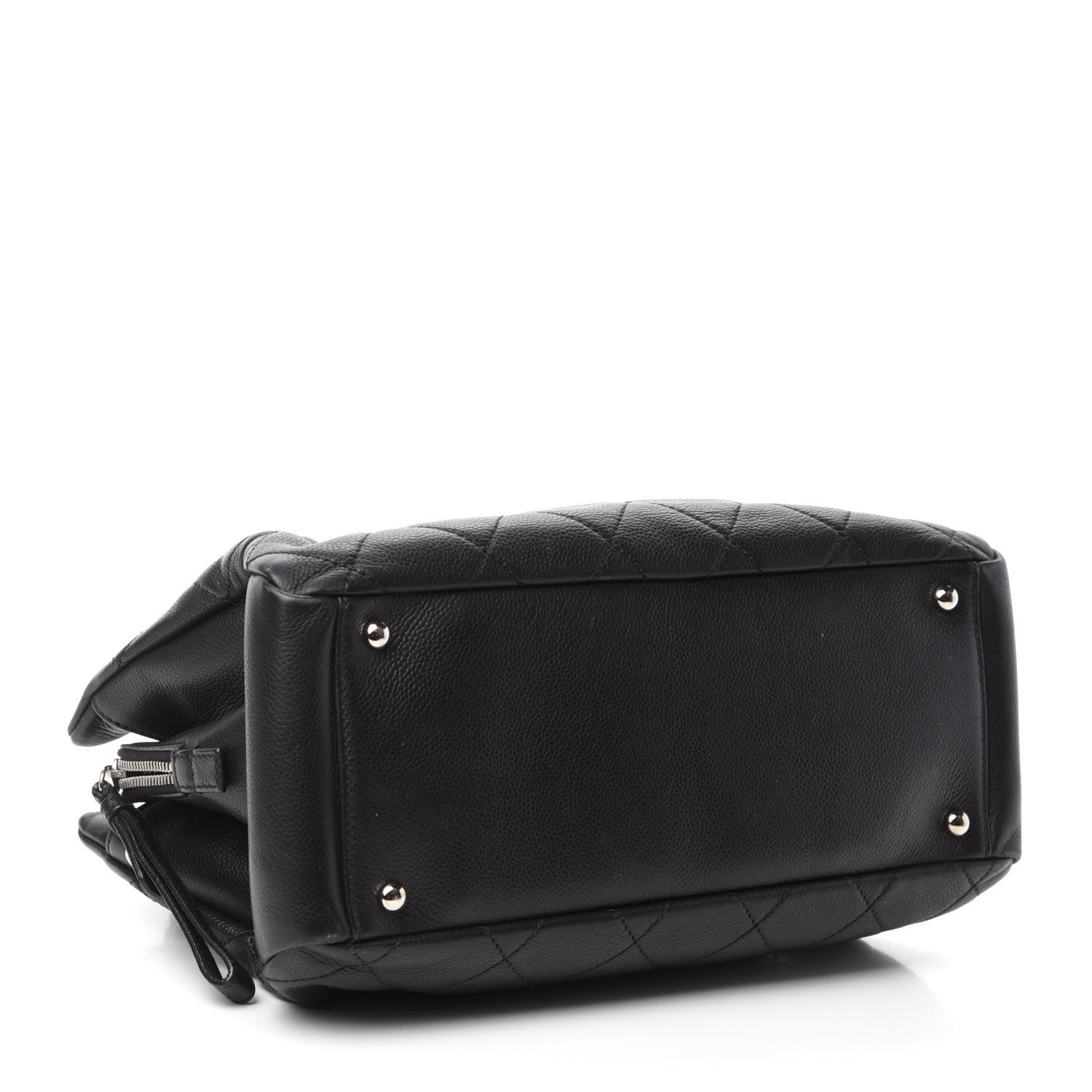 Chanel Caviar Quilted CC Timeless Soft Tote Black 4 of 17