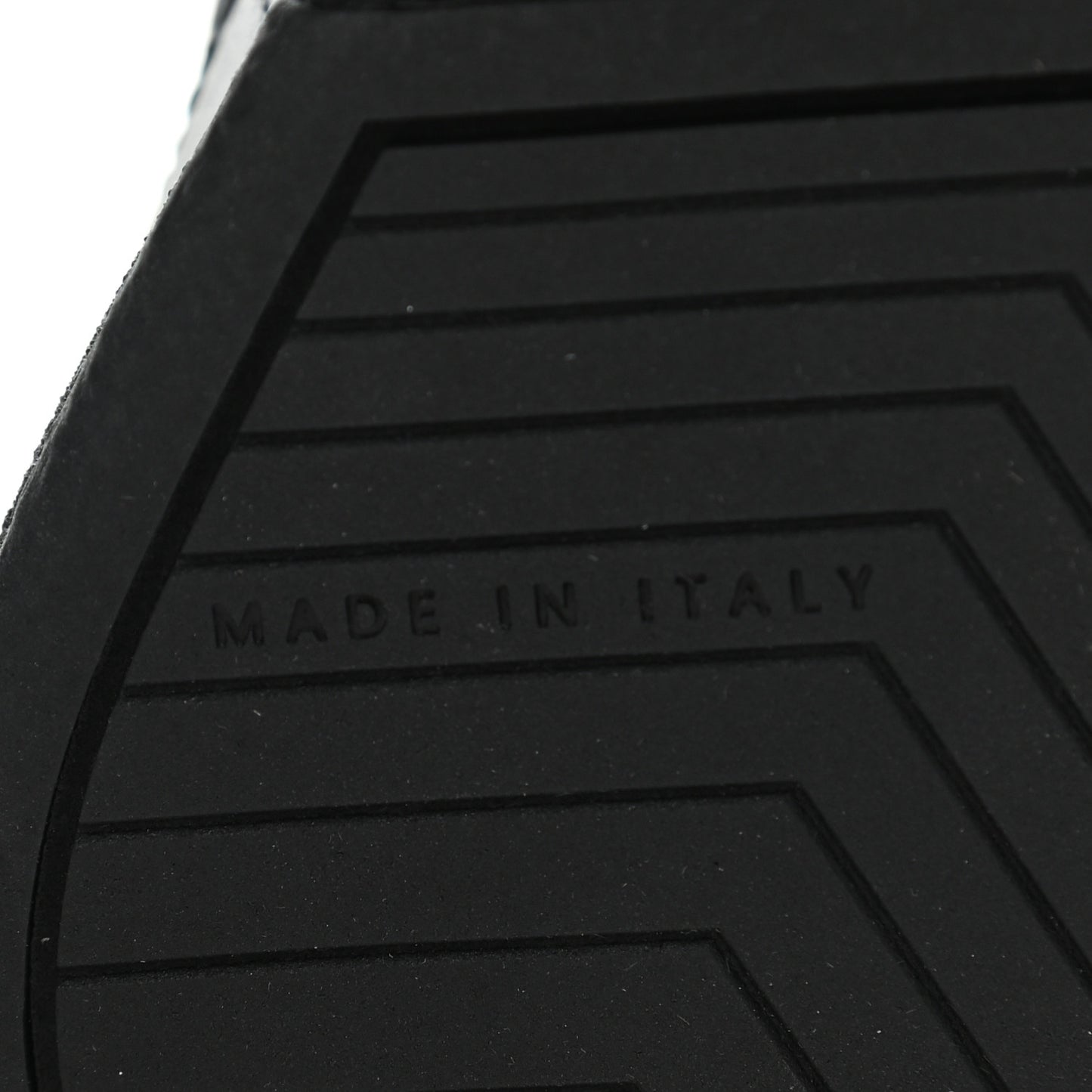 Calfskin Suede Logo Sneakers 38 Black