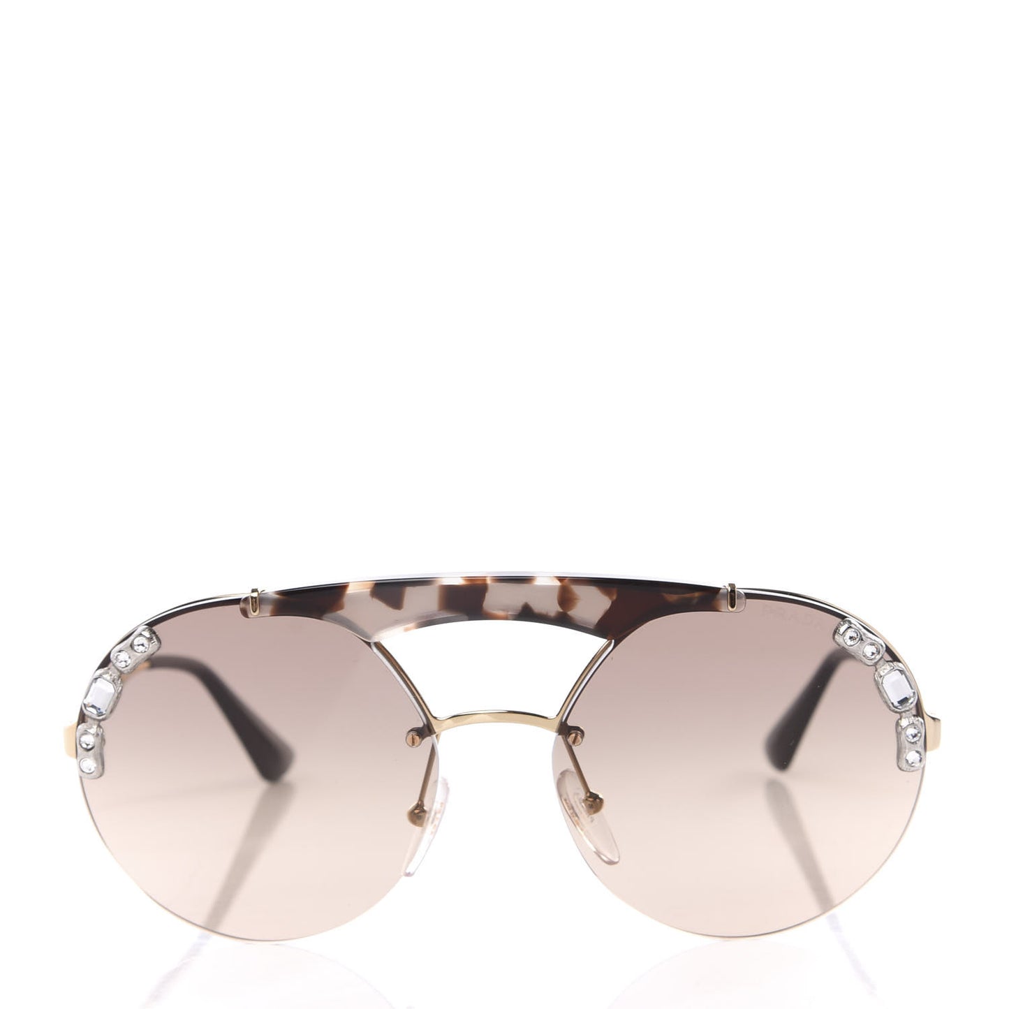 Crystal Ornate Sunglasses SPR52U Havana