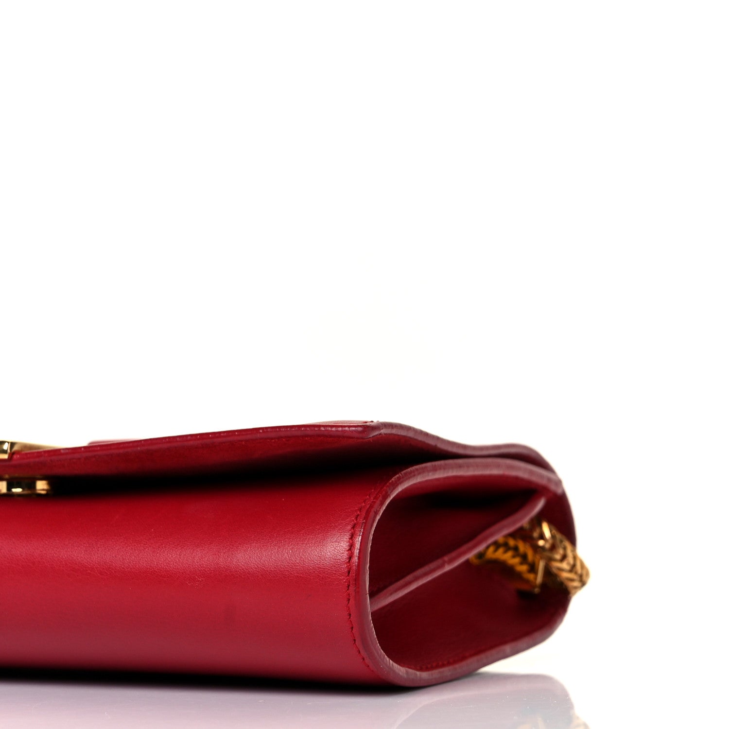 Saint Laurent Calfskin Small Classic Y Satchel Bag Rouge Orient 7 of 10