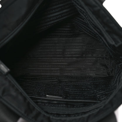 Prada Nylon Vela East West Shopper Tote Black 5 of 10
