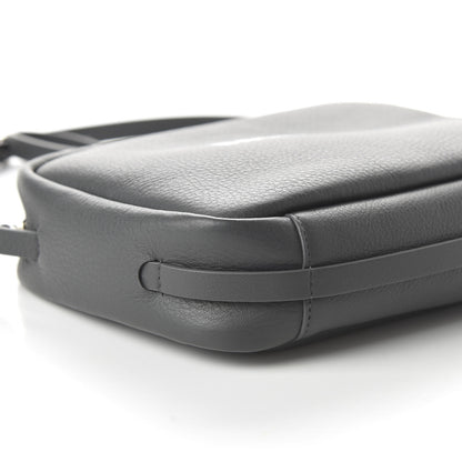 Balenciaga Smooth Calfskin Logo S Everyday Camera Bag Gris Fossile White 6 of 9