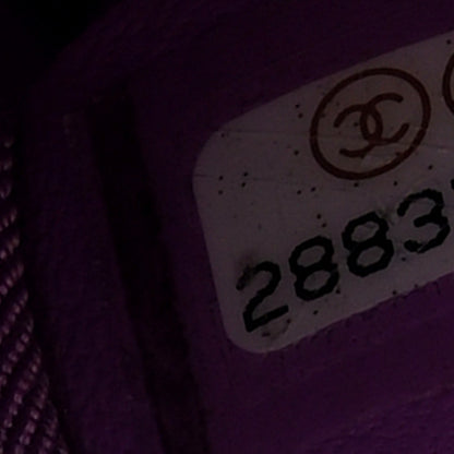 Chanel Lambskin Quilted Waist Belt Bag Purple 7 of 10