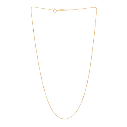 Jennifer Meyer 14K Yellow Gold Bead Chain Necklace 3 of 4