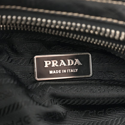 Prada Tessuto Nylon Tassel Shoulder Bag Black 6 of 16