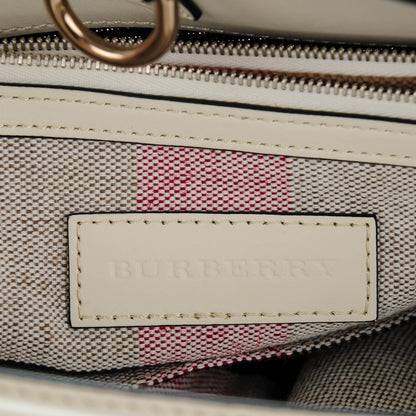 Burberry Canvas Mega Check Medium Ashby White 8 of 8