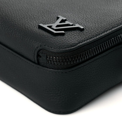 Louis Vuitton Taurillon Alpha Wearable Wallet Black 10 of 11