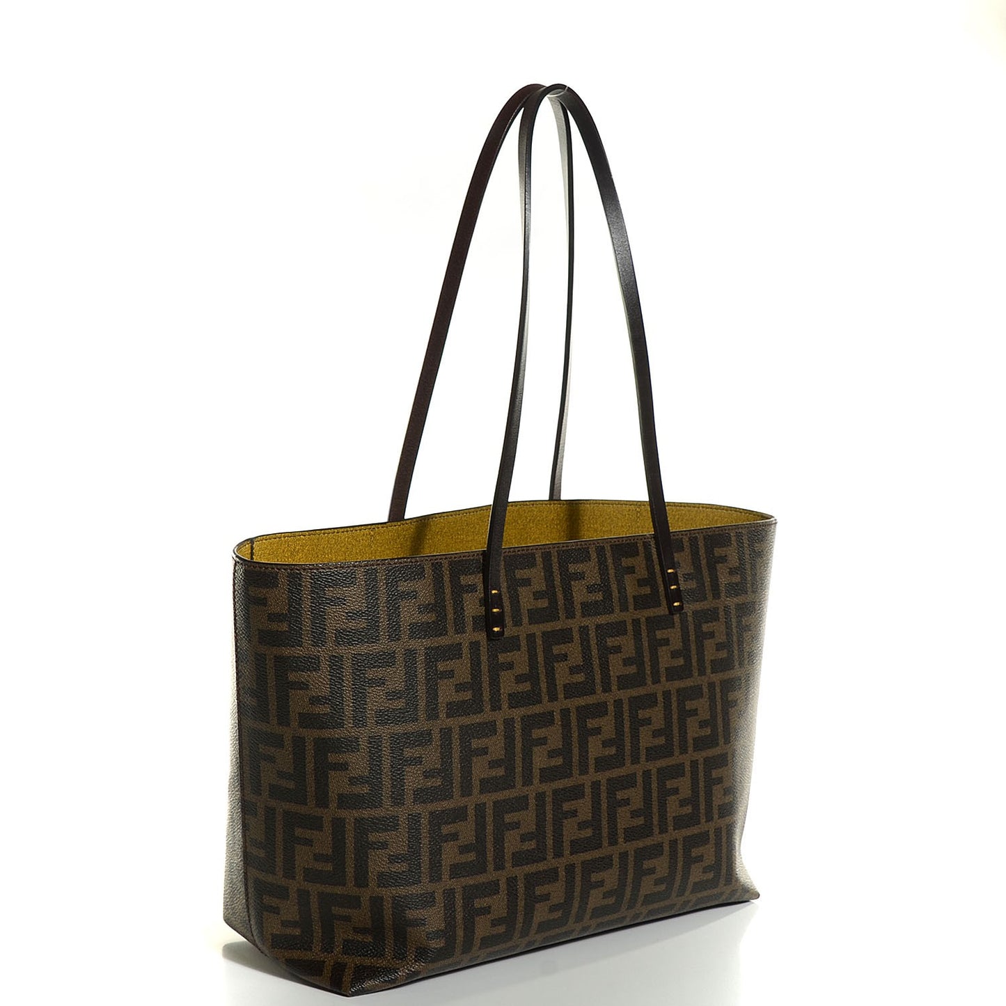 Zucca Spalmati Small Roll Tote Tobacco Yellow
