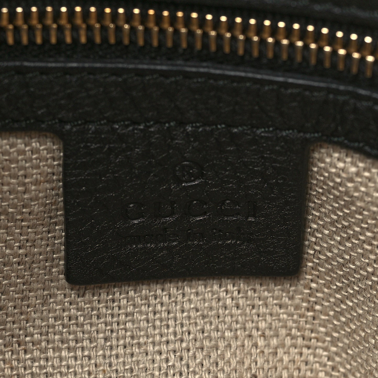 Pebbled Calfskin Medium Greenwich Shoulder Bag Black