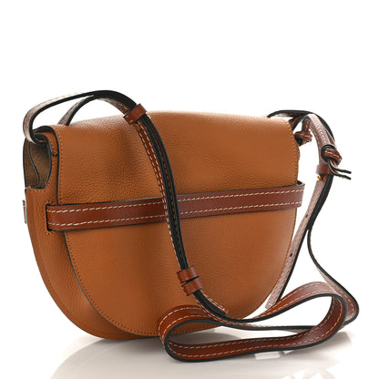 Loewe Grained Calfskin Gate Crossbody Bag Caramel Pecan 3 of 9