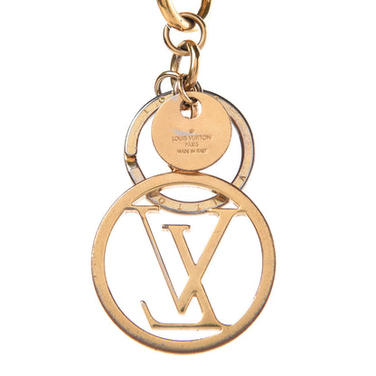 Louis Vuitton LV Circle Bag Charm Key Holder Gold 3 of 3