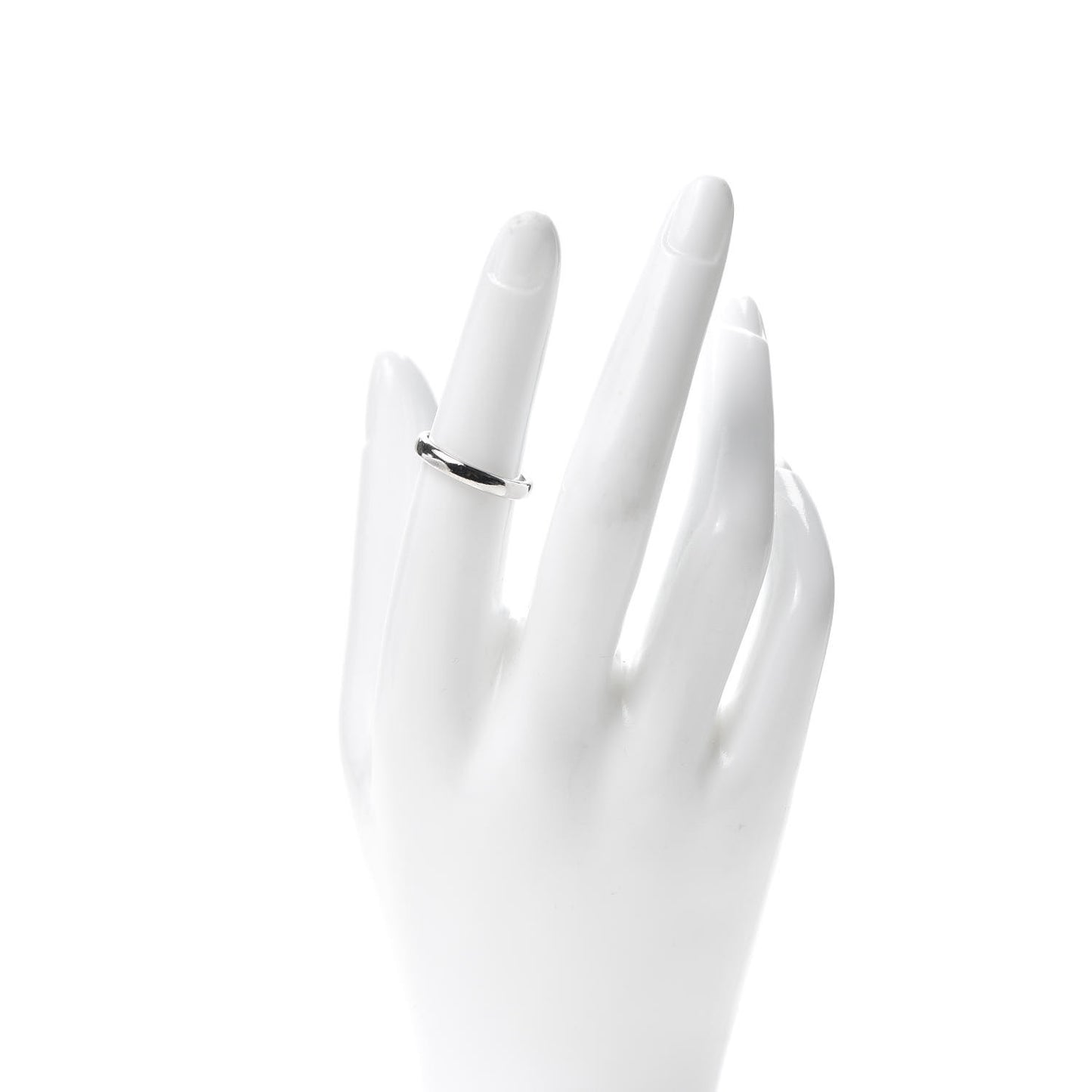 Platinum 3mm Classic Wedding Band Ring 51 5.75