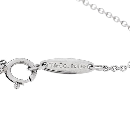 Tiffany Platinum Blue Sapphire Elsa Peretti Color By The Yard Bracelet 3 of 5