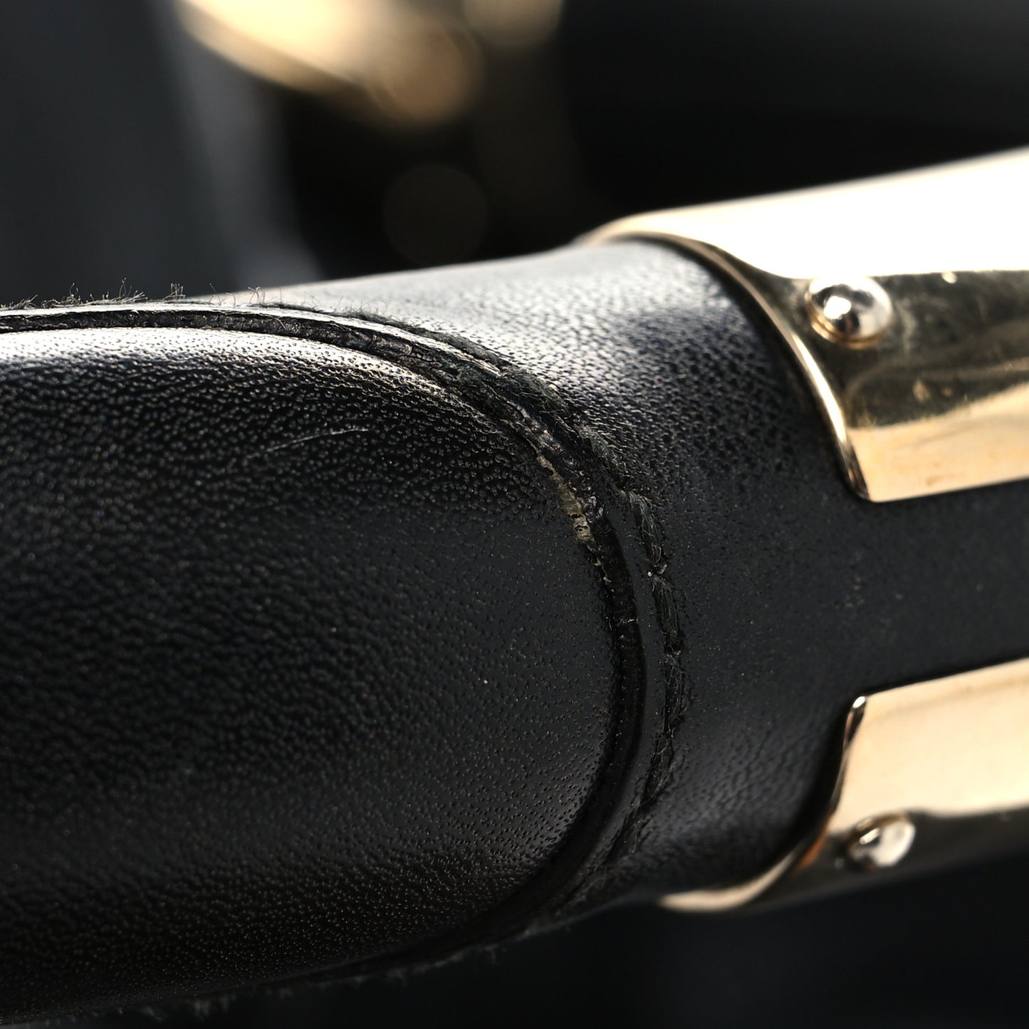 Calfskin Medium Indy Top Handle Hobo Black