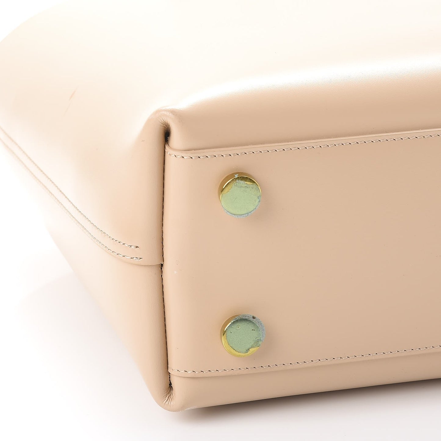 Calfskin Classic Monogram Double Face Tote Nude Powder
