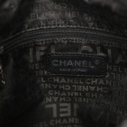 Chanel Lambskin Stitched Medium Ultimate Soft Tote Black 6 of 12