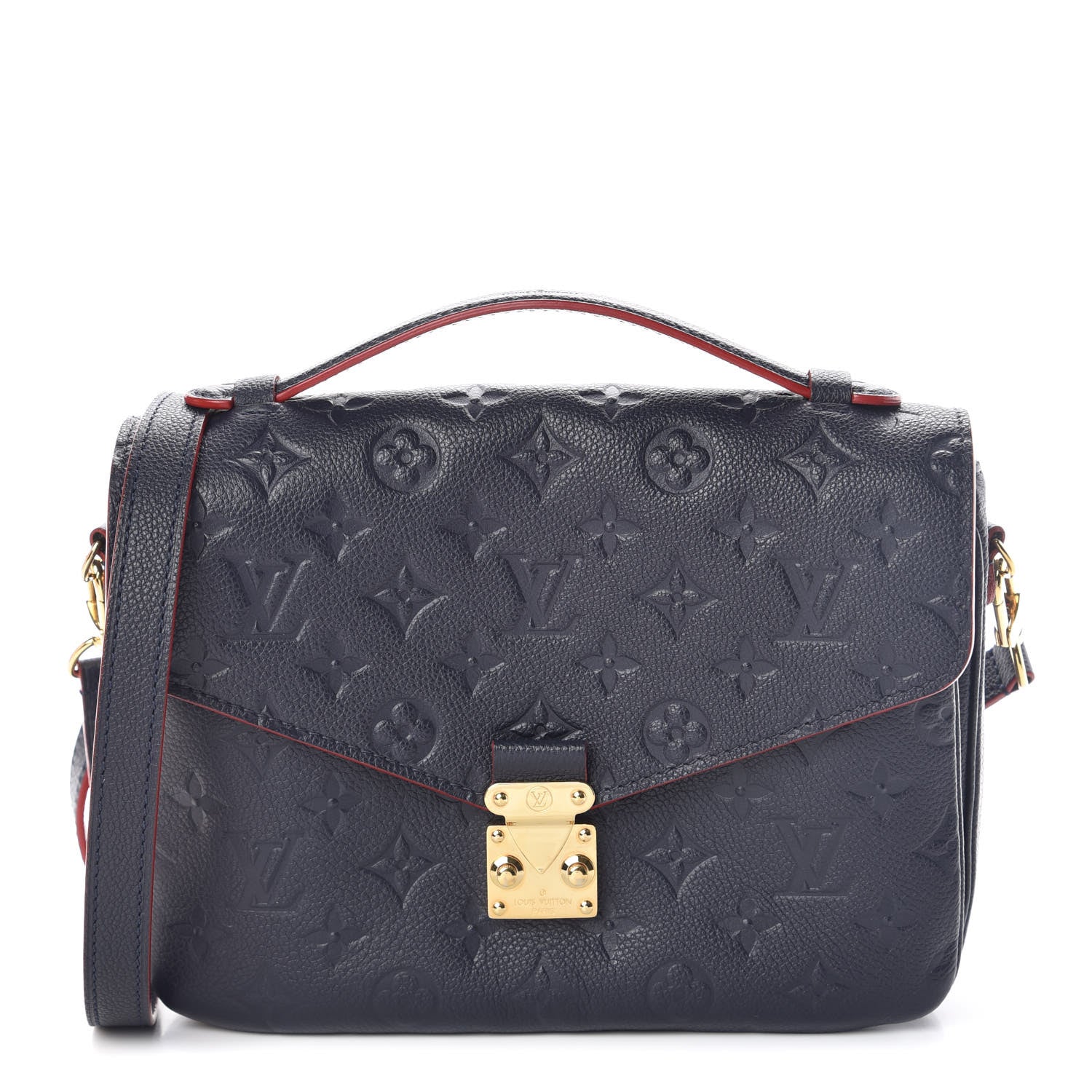 Louis Vuitton Empreinte Pochette Metis Marine Rouge 1 of 10