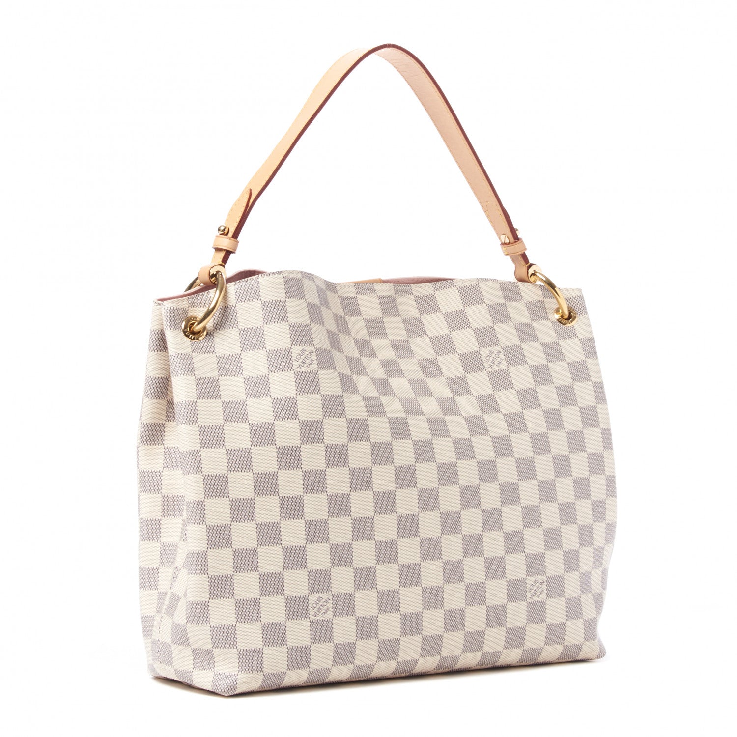Louis Vuitton Damier Azur Graceful PM Rose Ballerine 3 of 9