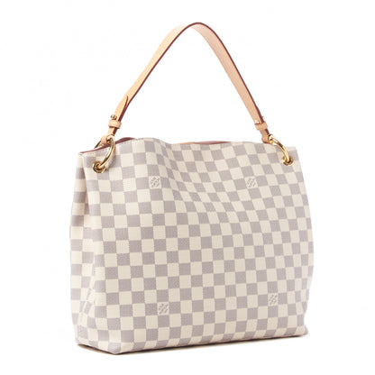 Louis Vuitton Damier Azur Graceful PM Rose Ballerine 3 of 9