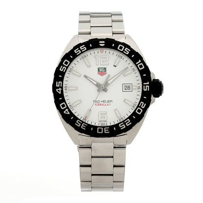 Tag Heuer Stainless Steel 41mm Formula 1 Quartz Watch White WAZ1111 1 of 4