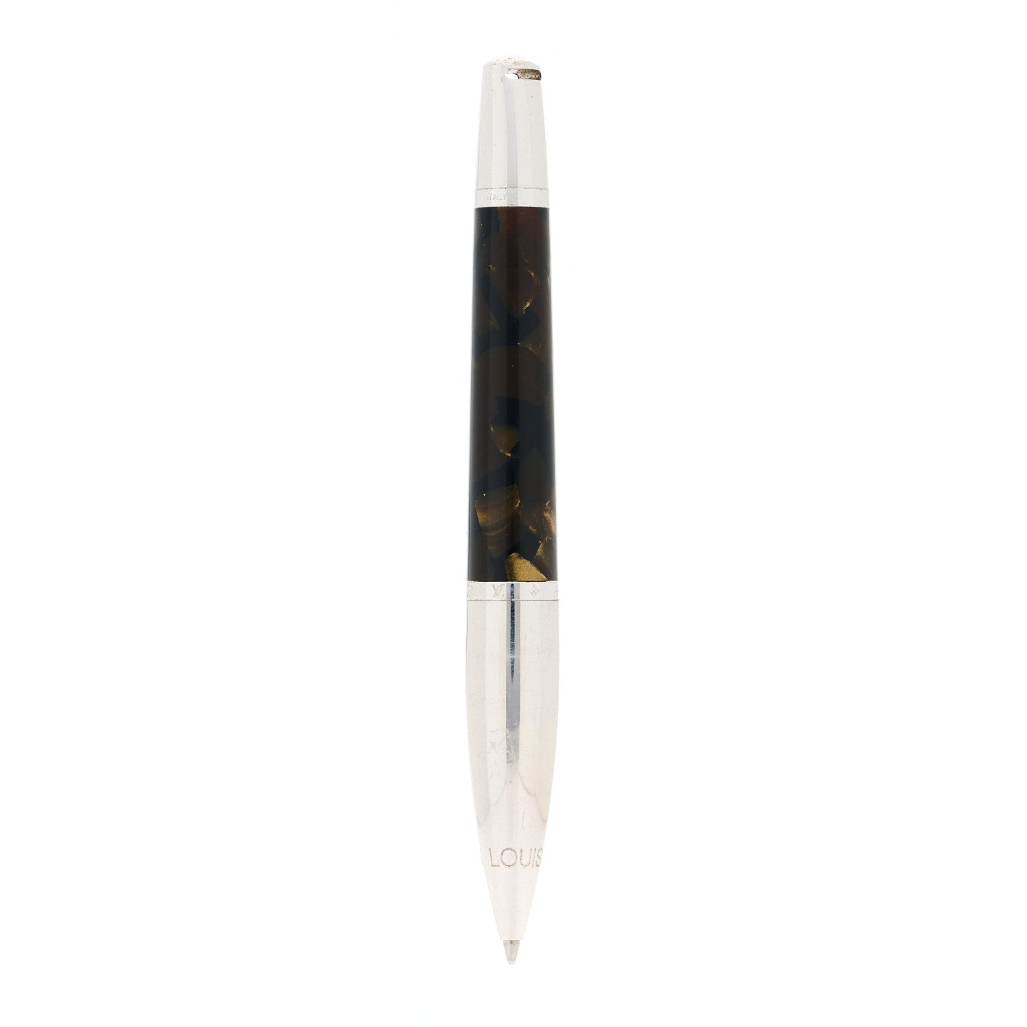 Louis Vuitton Metal Ballpoint Pen Tortoise 1 of 9