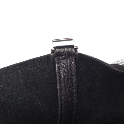 Hermes Taurillon Clemence Picotin 22 MM Black 7 of 8