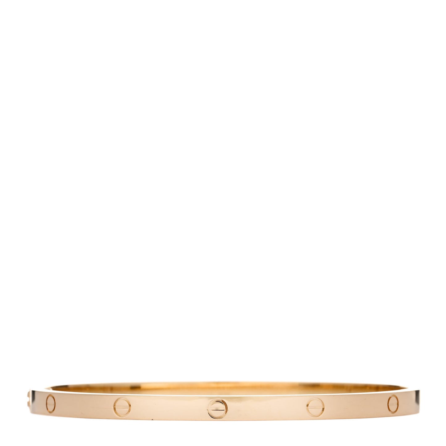 18K Yellow Gold Small LOVE Bracelet 17