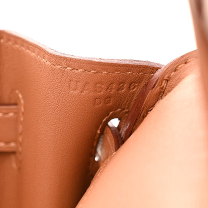 Hermes Veau Doblis Swift Grizzly Birkin 25 Gold 7 of 11