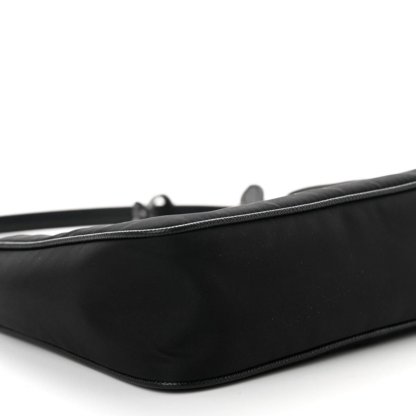 Tessuto Nylon Saffiano Mini Re-Edition 2005 Bag Black