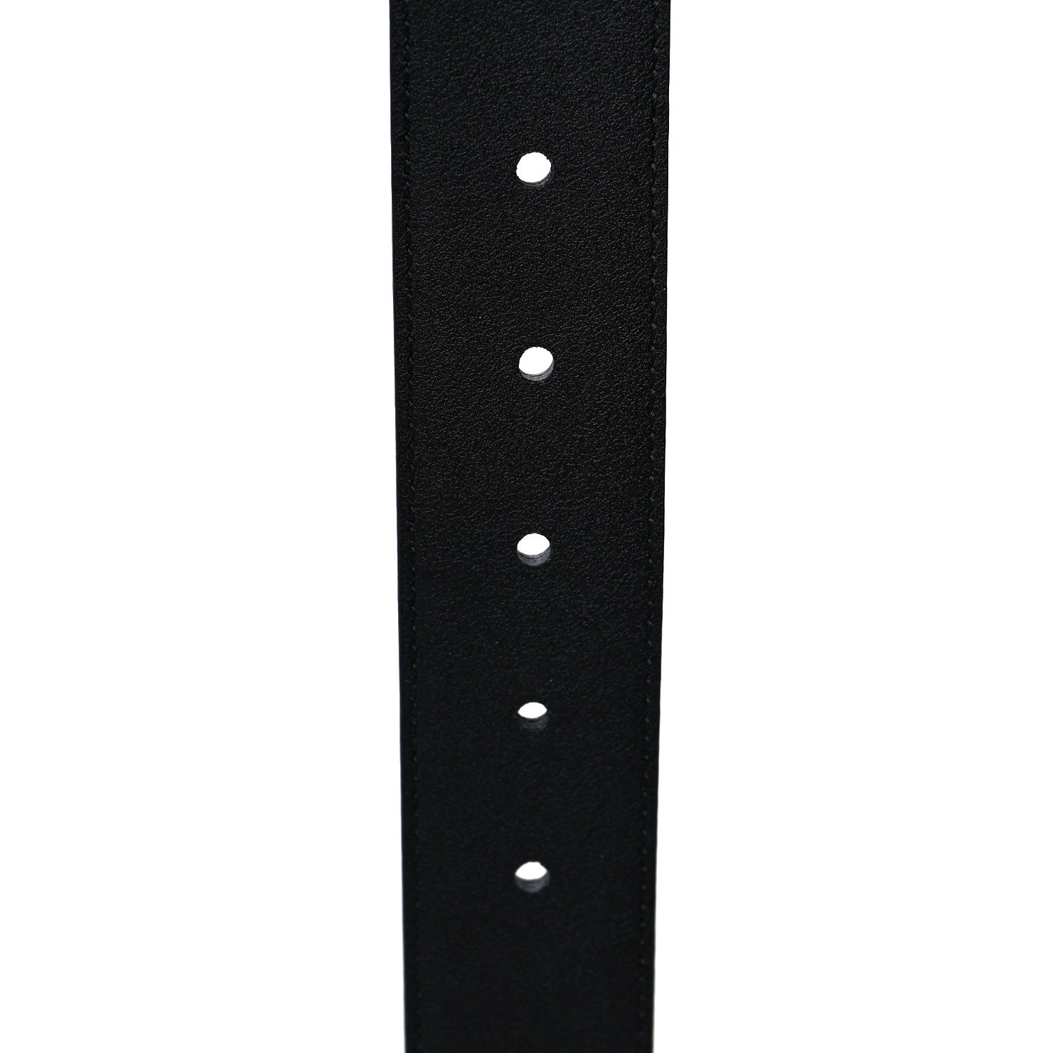 Gucci Textured Dollar Calfskin Bees And Stars Print Mens 35mm Belt 90 36 Black Gold 5 of 5