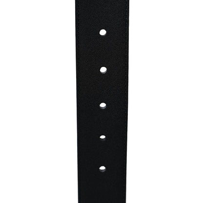 Gucci Textured Dollar Calfskin Bees And Stars Print Mens 35mm Belt 90 36 Black Gold 5 of 5