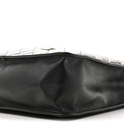 Chanel Aged Calfskin Medium Charm Shopping Bag Black 10 of 10