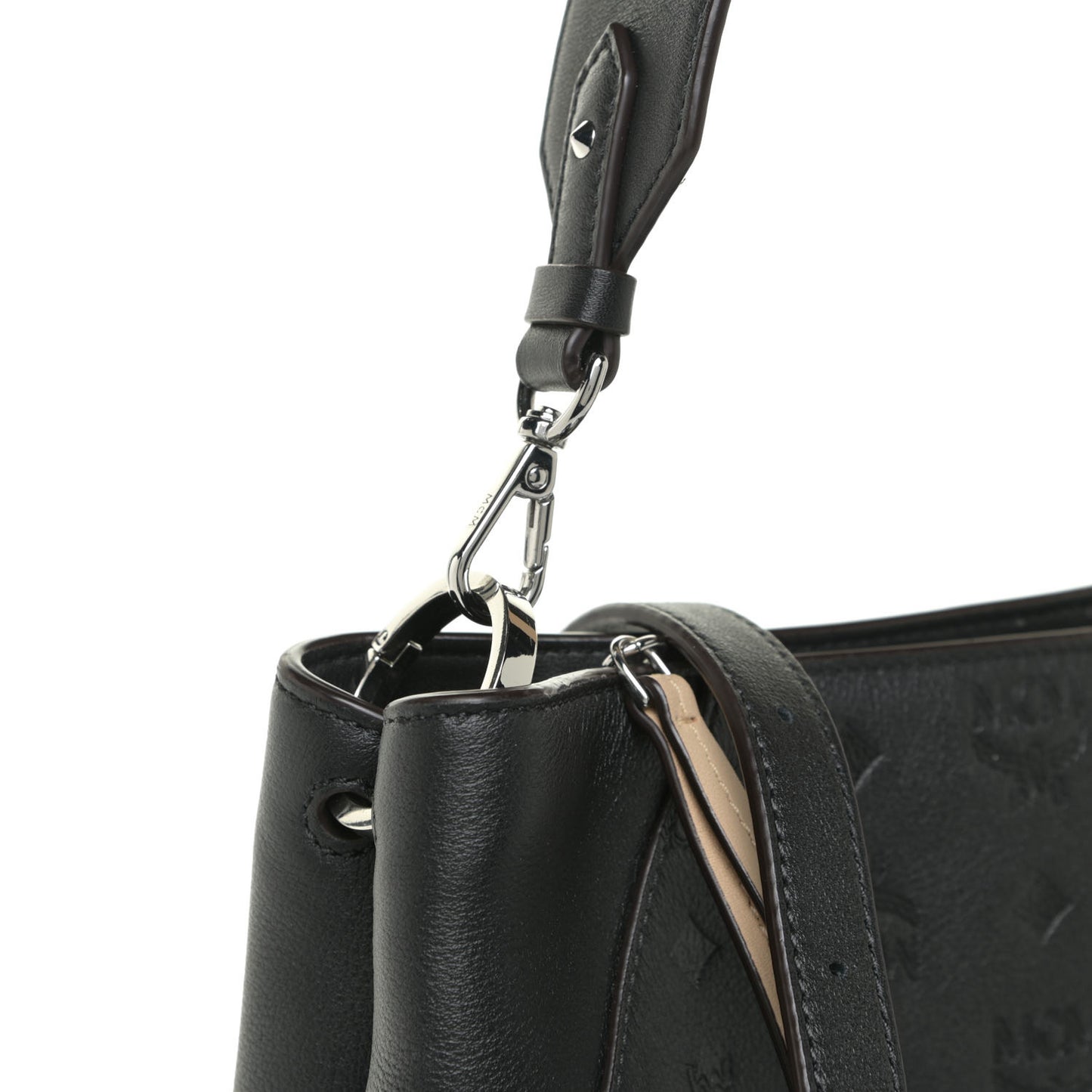 Calfskin Ottomar Medium Klara Hobo Black