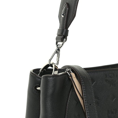 MCM Calfskin Ottomar Medium Klara Hobo Black 10 of 16