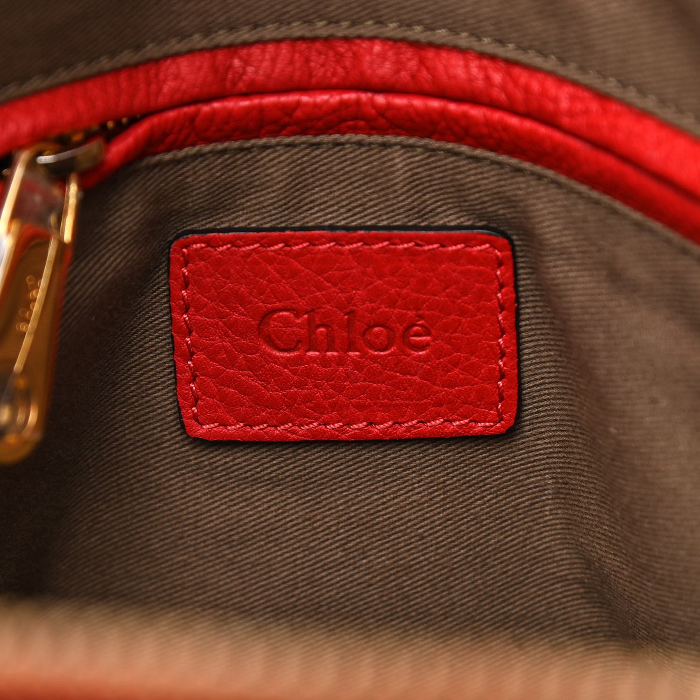 Calfskin Medium Marcie Satchel Red