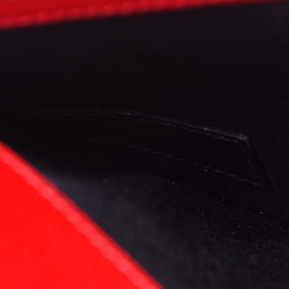 Saint Laurent Grain De Poudre Uptown Pouch Red 7 of 9