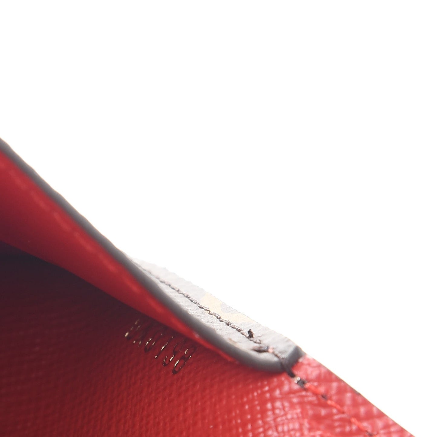 Monogram Daily Organizer Envelope Insert Red