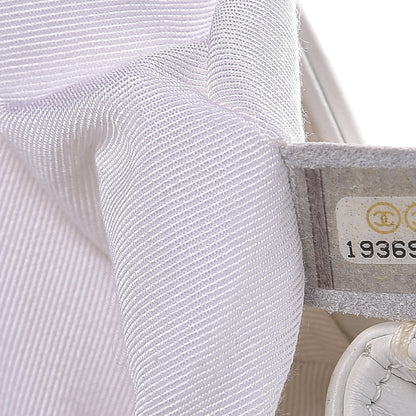 Chanel Sheepskin Braided Medium Boy Reverso Flap White 7 of 18