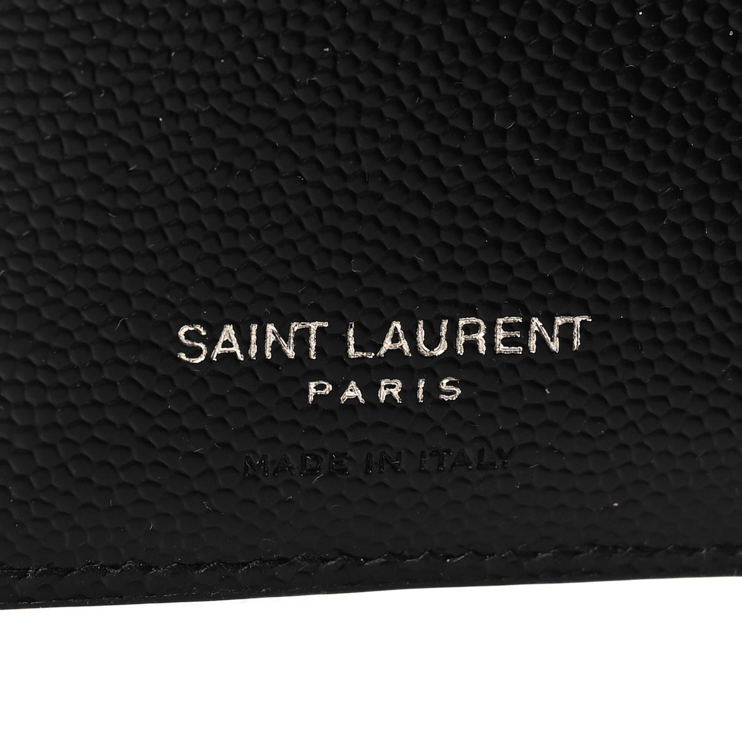 Grain De Poudre Matelasse Chevron Monogram Zipped Card Case Black