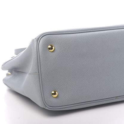 Prada Saffiano Lux Small Tote Lago 9 of 12