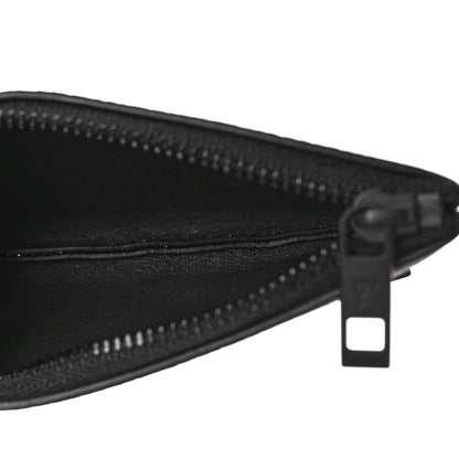 Louis Vuitton Grained Calfskin Aerogram Key Pouch Black 5 of 8