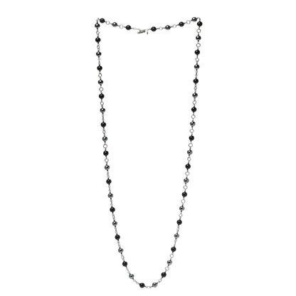 David Yurman Sterling Silver Black Onyx Hematite Bijoux Necklace 3 of 5