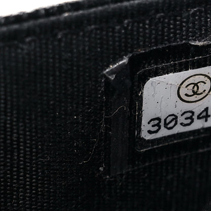 Chanel Caviar Quilted Boy Card Holder Black 8 of 9